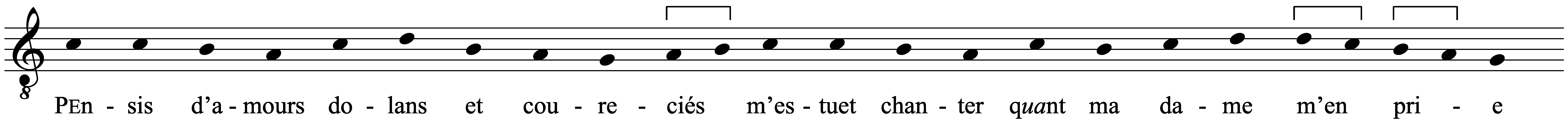 Work musical notation
